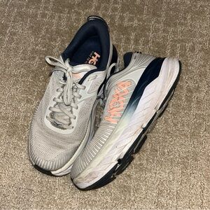Hoka Bondi 8 Grey Shoes Sneakers